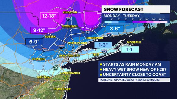 STORM WATCH: Heavy rain, high winds and wintry mix for New York City ...