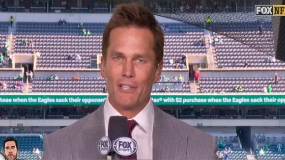 Tom Brady Accidentally Dropped An F-Bomb On Live TV In Cringeworthy Moment  During Eagles-Giants Game [VIDEO] - NewsBreak