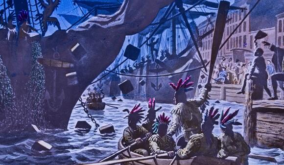 The Destruction of the Tea in Boston Harbor — America 250 - NewsBreak