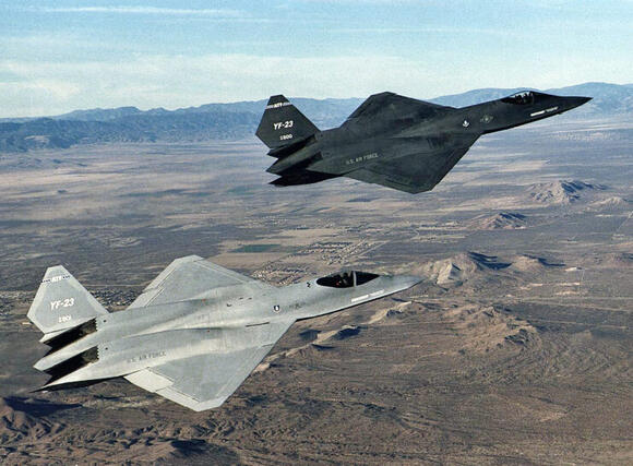 The Northrop YF-23 – nicknamed the 'Black Widow II' – was considered as ...
