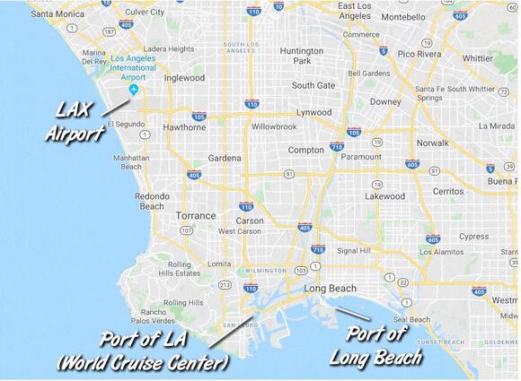 5 Easy Ways to Get to the Los Angeles and Long Beach Cruise Ports