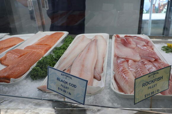 New seafood restaurant opens in SLO, complete with a fish market and ...