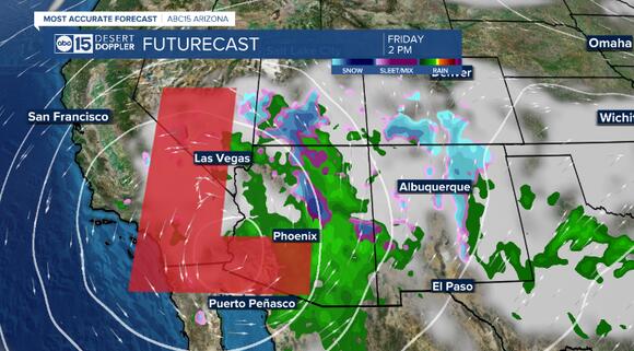 WHAT TO EXPECT: Storm brings back winds, rain and snow to Arizona