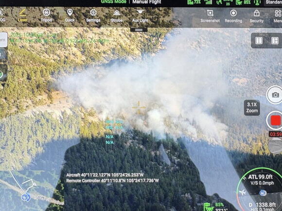 Evacuation warning lifted between Allenspark and Lyons in Boulder Co ...