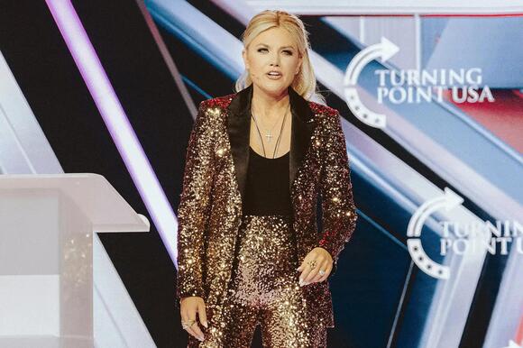 Erika Kirk Accidentally Says ‘Grift’ Instead of ‘Grit’ About Her Late