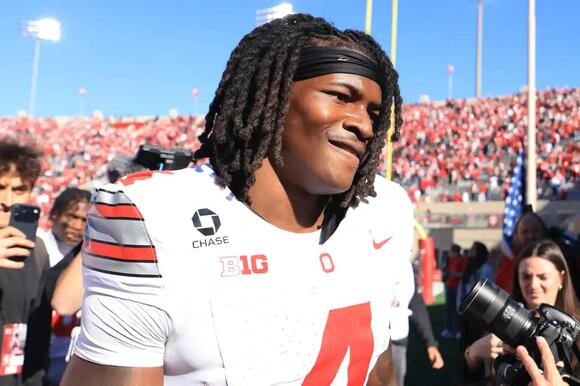 Ohio State WR Jeremiah Smith Reacts to Brutal Injury News on QB Julian Sayin