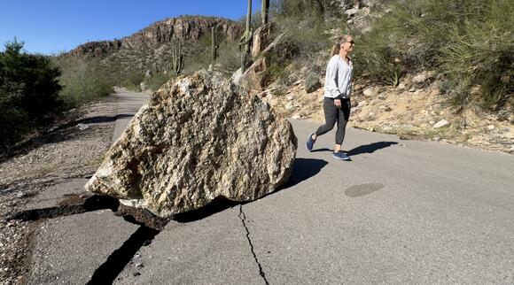 A rocky surprise: Boulder fall shocks Sabino Canyon hikers - NewsBreak