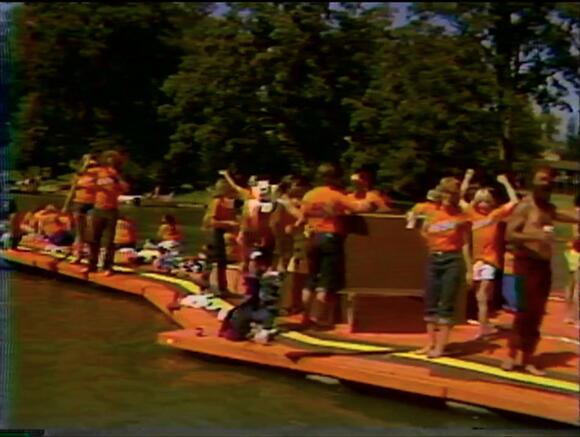 1979: College student eyes world record with WNAP Raft Race trophy ...