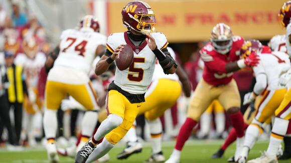 Commanders’ Quinn, Daniels discuss QB's throwaway on fourth-down play