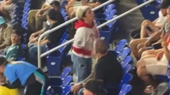 New Footage Shows Phillies “Karen” Going “Full Heel” With More Cringe  Behavior After Screaming at a Dad & Taking Souvenir Home Run Ball From His  Kid [VIDEO] - NewsBreak