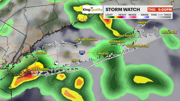 STORM WATCH: Showers and storms arrive overnight into Thursday