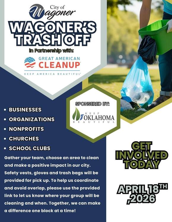 Wagoner Trash-Off Cleanup Set for April 18, 2026 - NewsBreak