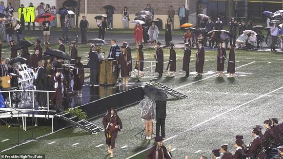Families furious after students forced to walk at graduation in ...