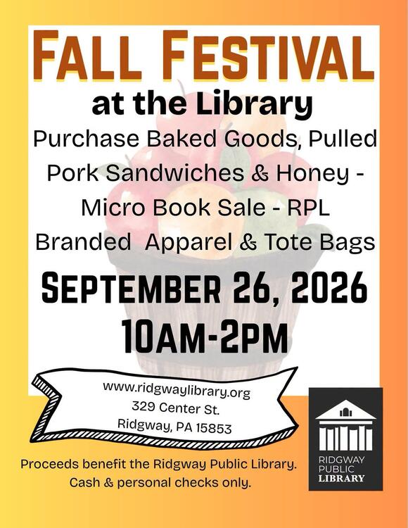Fall Festival at Ridgway Public Library Sept. 26 - NewsBreak