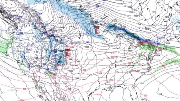 Rare double winter storm to dump snow from the Rockies to the Great ...