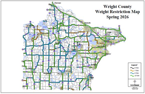 Spring road weight limits start March 3 in Wright County - NewsBreak