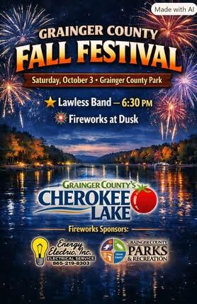6th Annual Grainger County Fall Festival Set at Park - NewsBreak