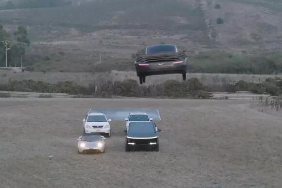 Alef Trolls Tesla With Video of Its Car Flying Over a Roadster - NewsBreak