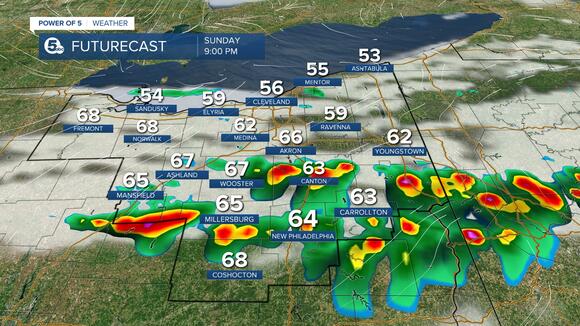 Severe Thunderstorm Warnings, Watches issued for Northeast Ohio ...