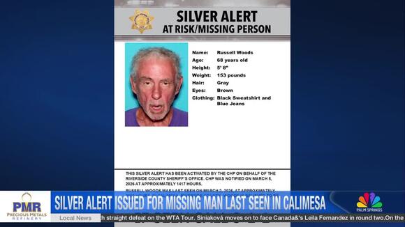 Silver Alert Issued for Missing 68-Year-Old Man in Calimesa - NewsBreak