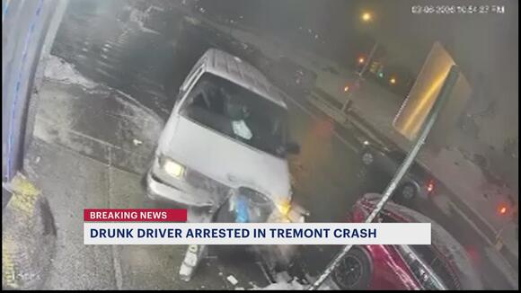 Caught on camera: Alleged drunken driver crashes into Tremont ...