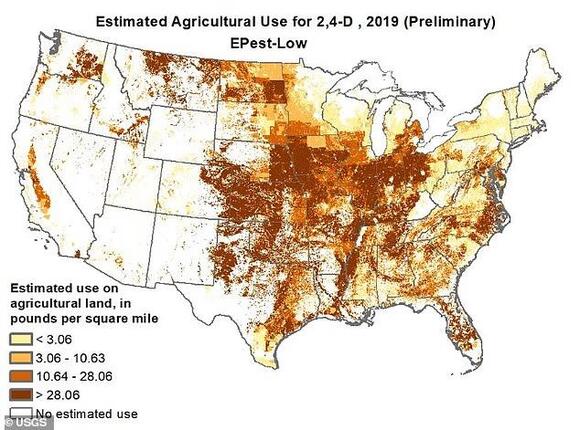 America's silent poisoning: Map shows the US states most at risk ...