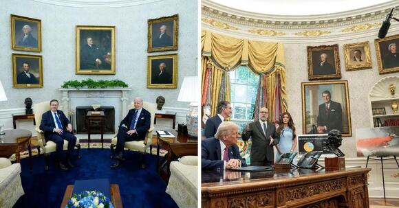 Donald Trump Turns the Oval Office Into a Gold Palace — Before and ...
