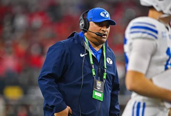 BYU vs UCF: HC Kalani Sitake Escorted Off Field; Police Kicks Out Students, Vulgar Chants, Ref Drama & More