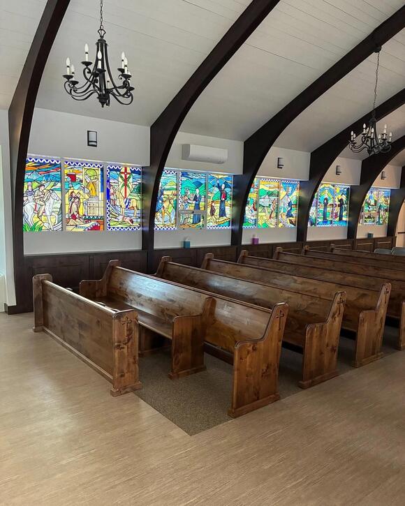 Montana Correctional Enterprises Crafted Pews, Altars, And A Lectern ...