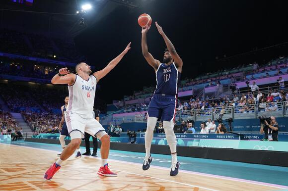 Anthony Edwards blasts French fans for booing Joel Embiid at Paris Olympics