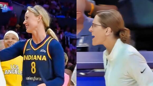 VIDEO: Fever HC Stephanie White Had To Yell At Sophie Cunningham To Focus  After She Got Smacked By Green S*x Toy In The Middle Of Game - NewsBreak