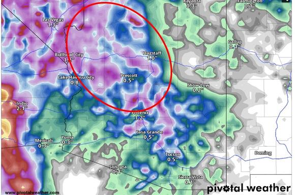 Arizona Weather Flip: Warm and Dry Now, Cooler and Rainy by Christmas ...