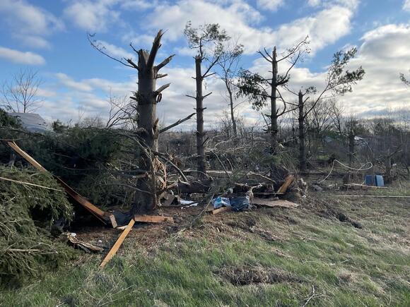 Part of Marion Rd. SE Closed for Ongoing Tornado Recovery Efforts in ...