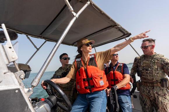 Meet ICE Barbie of Arabia as Kristi Noem Takes Dress-Up Abroad - NewsBreak