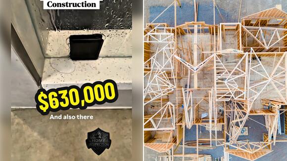 Home inspector walked through a brand new six hundred thirty thousand ...