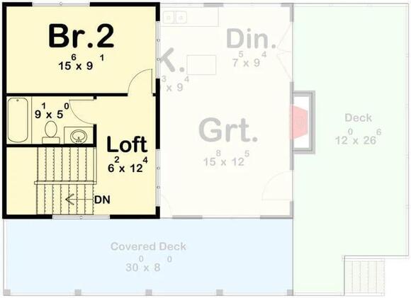 Step Inside This 968 Sq. Ft. 2 Bedroom Cabin with Wraparound Porch and ...