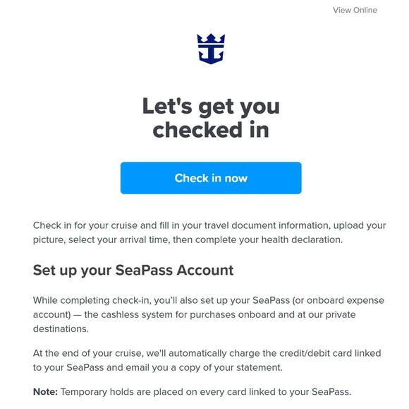 Royal Caribbean mobile app check-in: Is it worth it, and if so, when ...