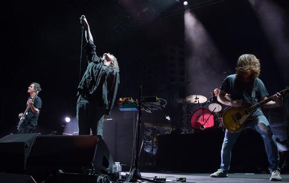 Watch My Chemical Romance bring out ‘Dallas Cowboys Cheerleaders’ for ‘Teenagers’ at Hollywood Bowl