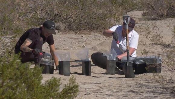 Over 300 piles of human remains found dumped in desert outside Las ...