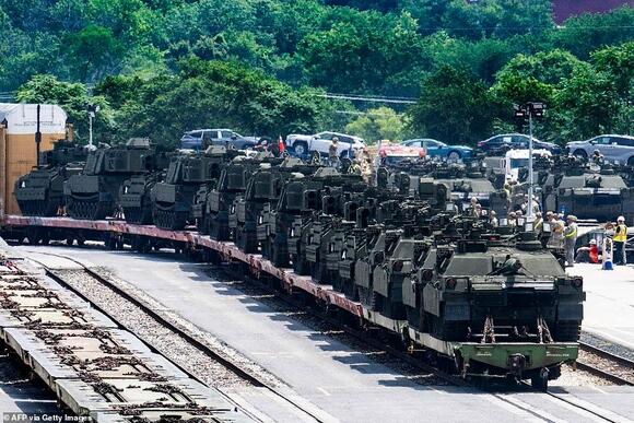 Tanks roll into DC for Trump's massive show of force - NewsBreak