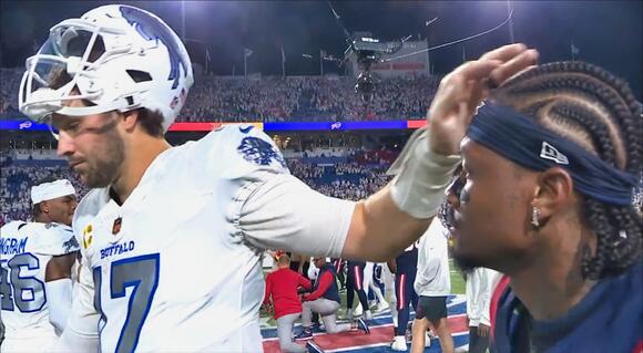 Mic'd Up Cameras Caught The Interesting Interaction Between Josh Allen & Stefon  Diggs After Patriots' Stunning Win Over Bills [VIDEO] - NewsBreak