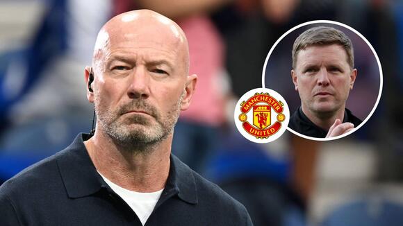 Alan Shearer reacts as Man Utd select Eddie Howe as Michael Carrick replacement