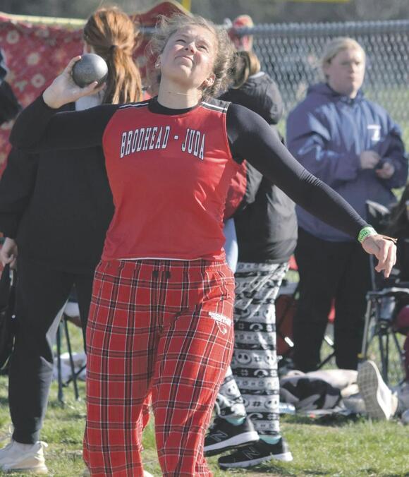 Brodhead/Juda girls track and field eyeing team title at WIAA Division