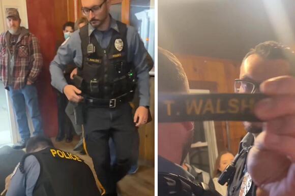 Chaos erupts at NJ town meeting as cops wrestle resident over data ...