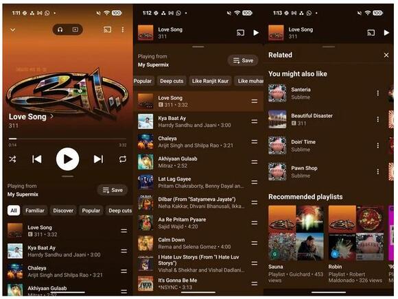 YouTube Music Now Playing Update: New UI Layout And Icons For Android ...