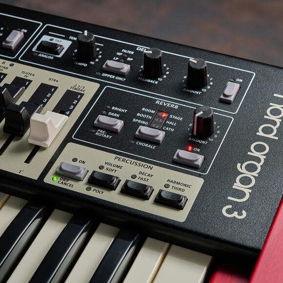 “It’s versatile and perfect for live performance and Hammond action ...