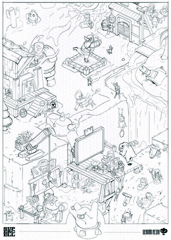 How I solved a colouring nightmare to make this isometric artwork for ...