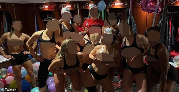 Topless locker room snaps of University of Wisconsin women's volleyball  players are leaked online - as cops investigate - NewsBreak