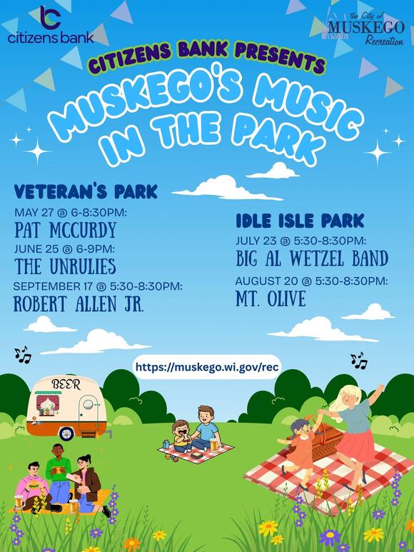 2026 Music in the Park Lineup Announced - NewsBreak