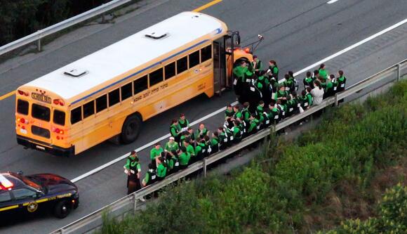 Girl Injured After Jumping Out Of Hudson Valley School Bus After Flat ...